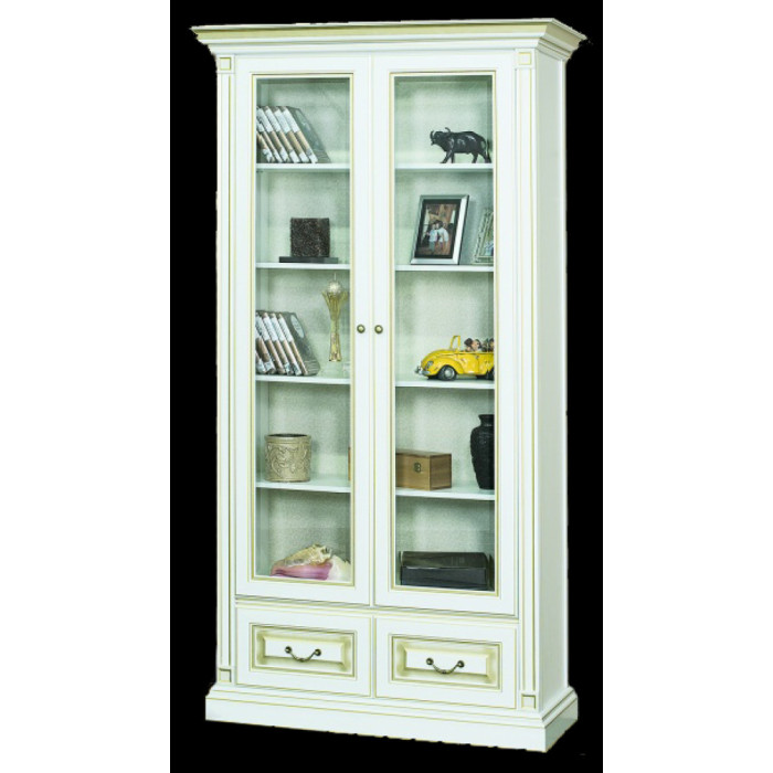 Вітрина 2-х дверна з ящиком - Набірна система «NABUCCO / НАБУККО»