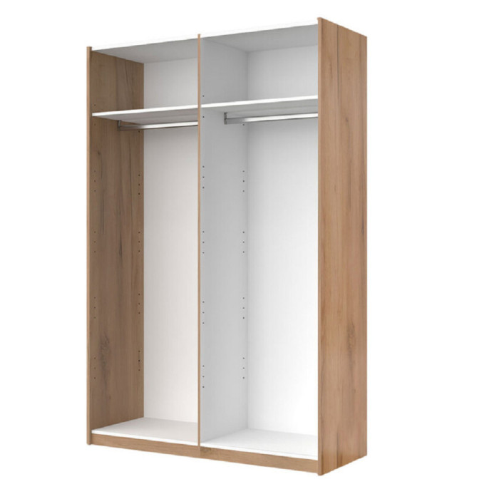 Шафа-купе 1,5x2,1 Белла / Bella Глянець Білий MiroMark BL-19-WB