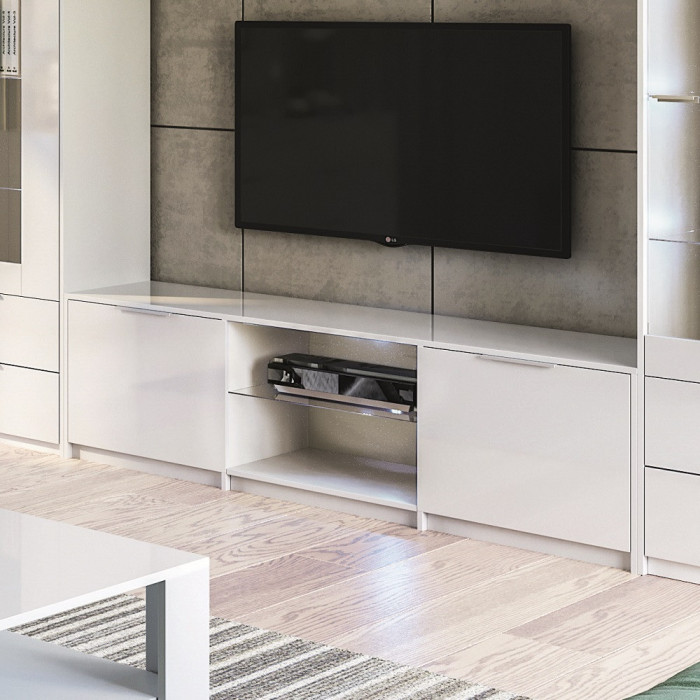 Тумба ТБ Рома / Roma Глянець Білий MiroMark RM-160-WB