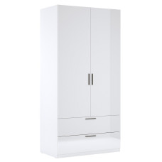 Шафа 2Дв 2Ящ Хеппі / Happy Глянець Білий MiroMark HP-22-WB