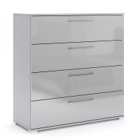 Комод 4Ящ Мегі / Megy Глянець Шиншила Сіра MiroMark MG-64-GG