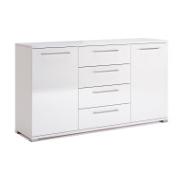 Комод 2Дв 4Ящ 1,5м Фемелі / Family Глянець Білий MiroMark FM-165-WB