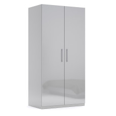 Шафа 2Дв без дзеркала Меги / Megy Глянець Шиншила Сіра MiroMark MG-22-GG
