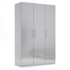 Шафа 3Дв без дзеркала Меги / Megy Глянець Шиншила Сіра MiroMark MG-23-GG
