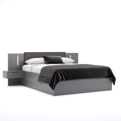 Ліжко з ящиками для білизни 1,6х2,0 Доні / Doni MiroMark DN-36-GT