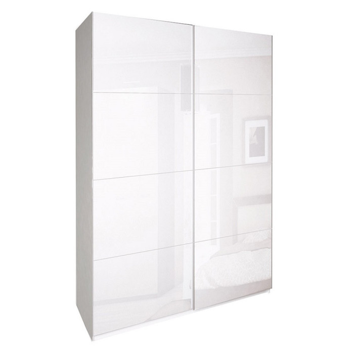 Шафа-купе 1,5x2,4 Белла / Bella Глянець Білий MiroMark BL-83-WB