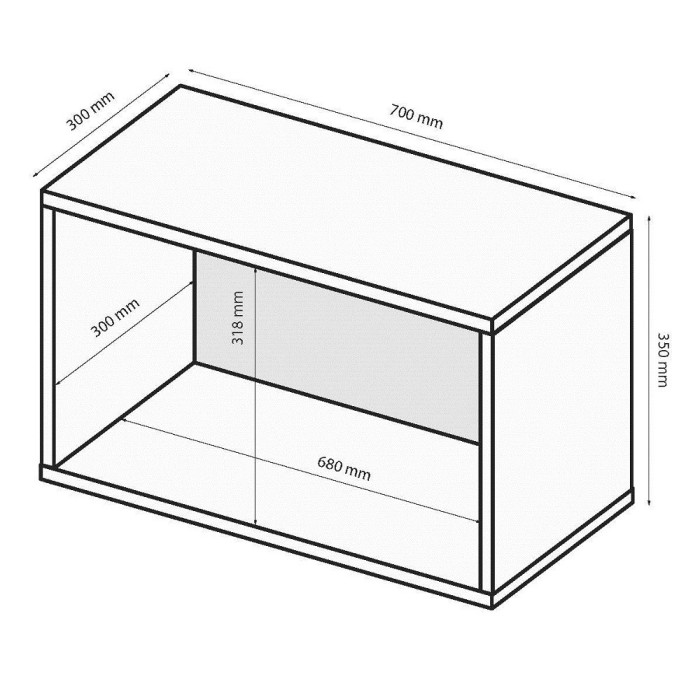 Секція BOX-11 / Глянець Білий MiroMark BX-11-WB