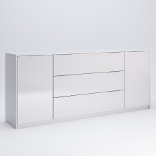 Комод 2Дв 3Ящ 2,0м Рома / Roma Глянець Білий MiroMark RM-168-WB