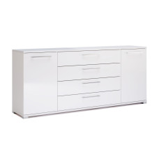 Комод 2Дв 4Ящ 1,9м Фемелі / Family Глянець Білий MiroMark FM-169-WB