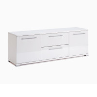 Тумба ТВ 1,5м Фемелі / Family Глянець Білий MiroMark FM-150-WB