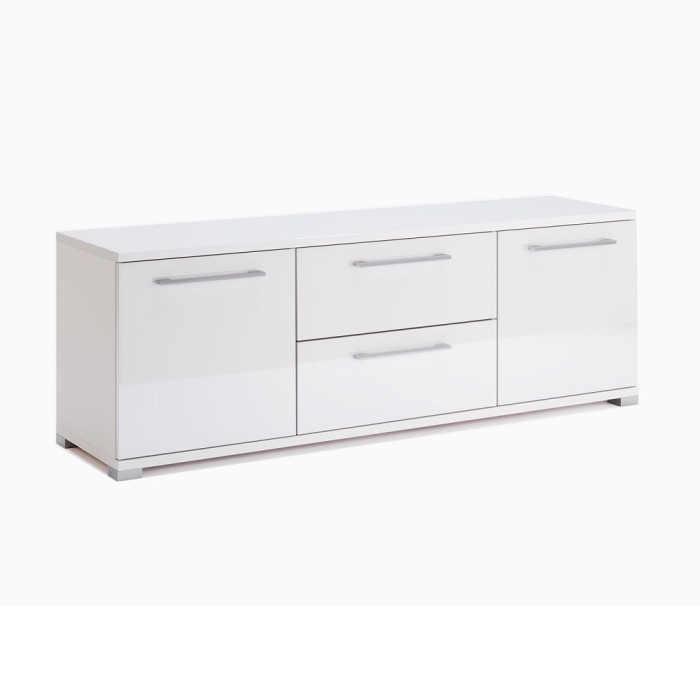 Тумба ТВ 1,5м Фемелі / Family Глянець Білий MiroMark FM-150-WB