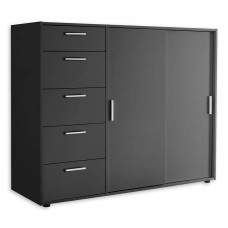 Комод 2Дв 5Ящ Кейс / Case Графіт MiroMark 3831229M