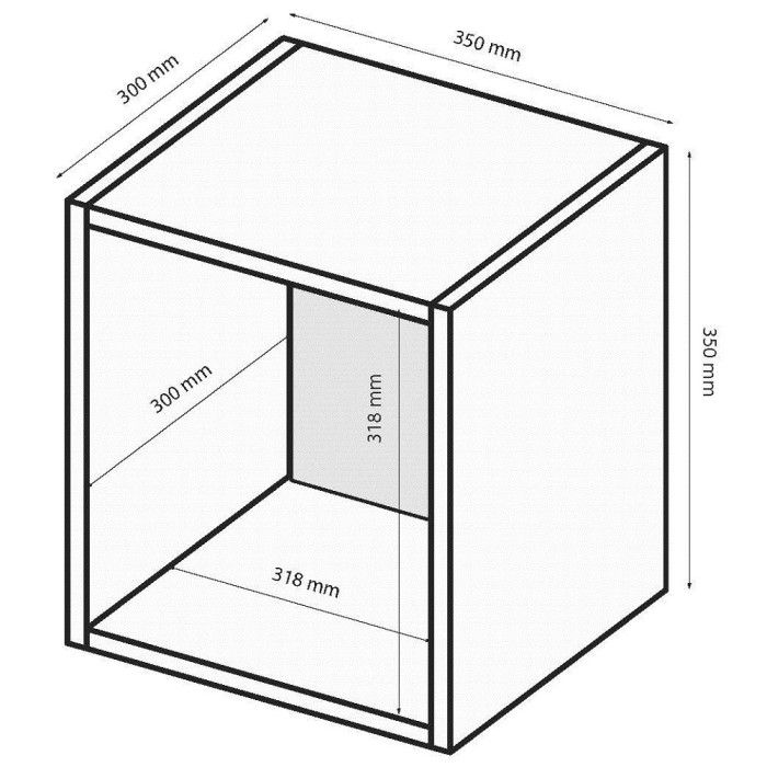 Секція BOX-10 / Глянець Чорний MiroMark BX-10-BL